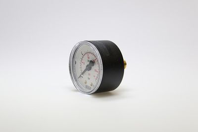 Manometer 0 - 10 bar Ø 40 mm, horizontal, unfilled